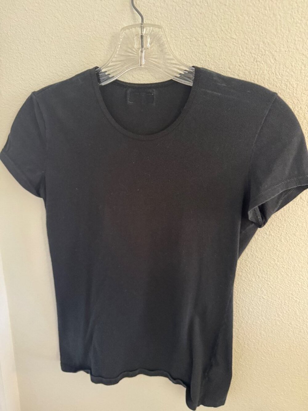 Dolce & Gabbana Black Short-Sleeved Cotton T-Shirt